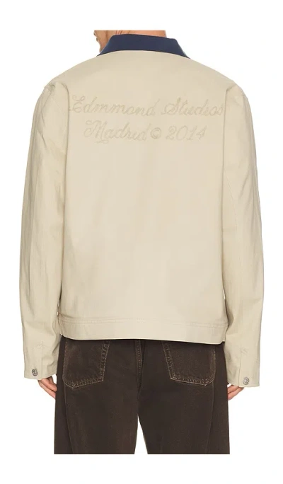 Edmmond Studios Signature Jacket In Neutral