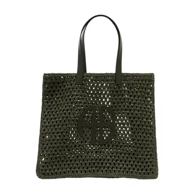 Anine Bing Large Rio Tote In Green