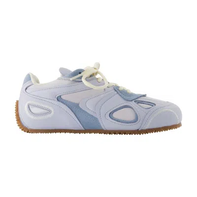 Axel Arigato Slow Runner Perforated Suede Sneakers In White