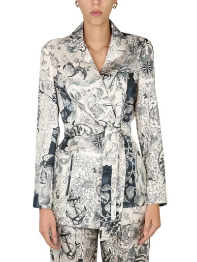 Etro Kimono Jacket In Multi