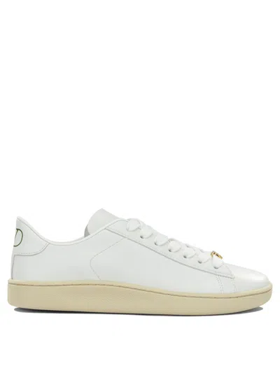 Valentino Garavani Woman Sneakers White Size 8 Leather In White