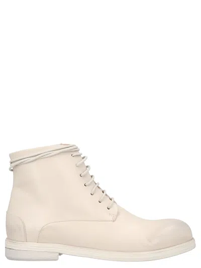 Marsèll Medium Zucca Ankle Boots In Neutral