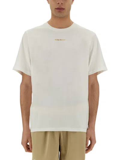 Wales Bonner Man T-shirt Ivory Size Xl Organic Cotton In Neutral