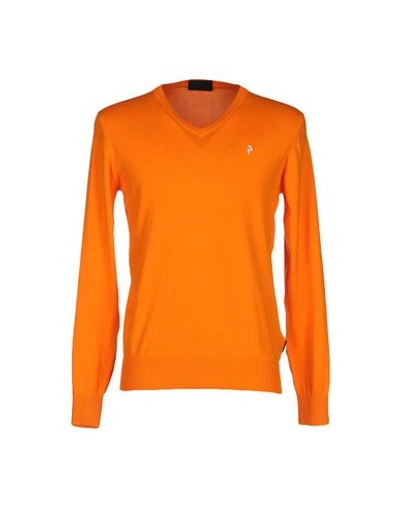 Peak Performance Sweater In Orange