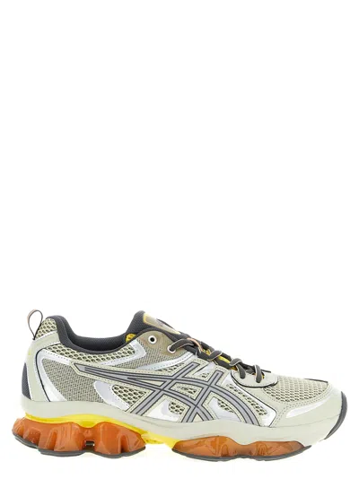Asics Quantum Kinetic Mesh Sneakers In Neutral