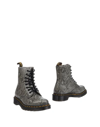 Dr. Martens' Ankle Boot In Grey