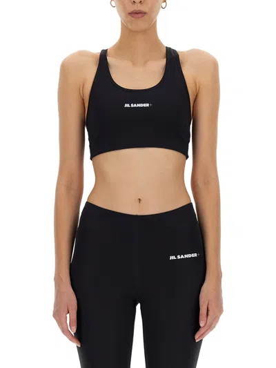 Jil Sander Elegant One Piece Bikini In Black