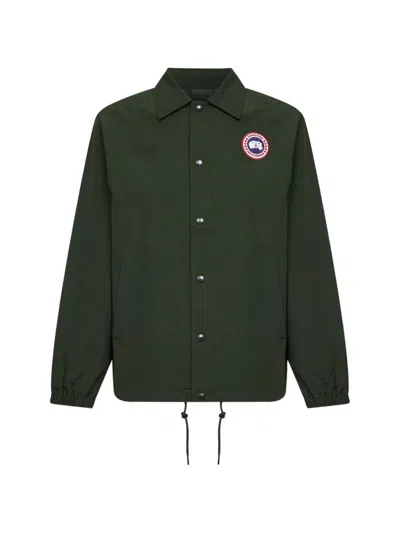 Canada Goose Regency Jacket Collared Design Elasticated Cuffs Hem In Gold