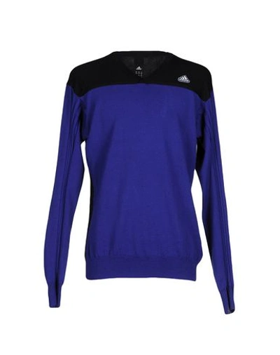 Adidas By Kolor Sweater In Blue