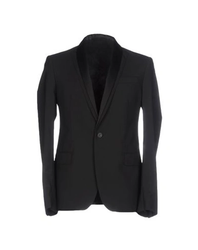 Shop Les Hommes Suit Jackets In Black