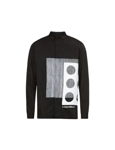 A-cold-wall* A-cold-wall Projection Shirt In Black