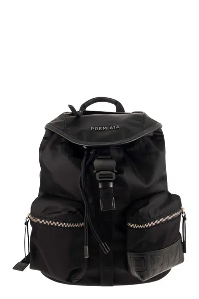 Premiata Lyn Backpack With Pockets In Black