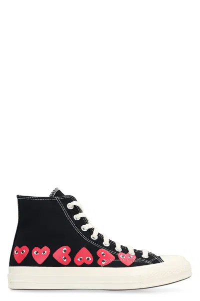 Comme Des Garçons Comme Des Garcons Chuck Taylor High Top Sneakers In Black