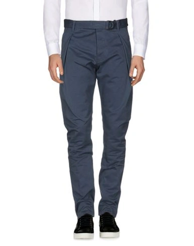 Andrea Pompilio Casual Pants In Slate Blue