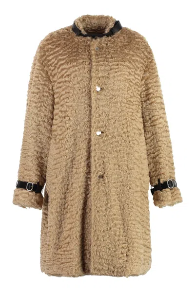 Jil Sander Women Wool Coat In Nude