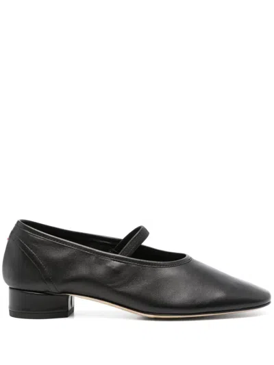 Aeyde Pippa Nappa Leather Black In Black