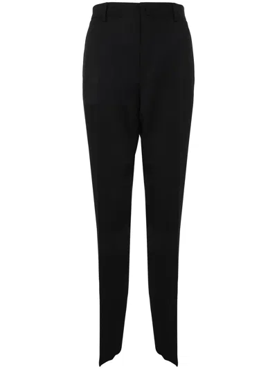 Lanvin Flared Tailored Pant In Black