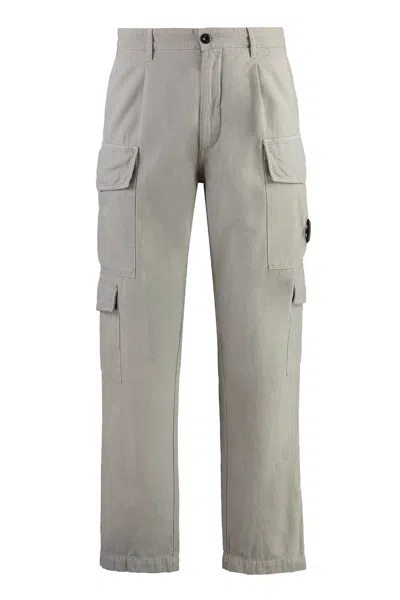 C.p. Company C.p.company Cotton Cargo-trousers In Gray