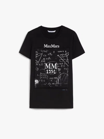 Max Mara T-shirt In Black