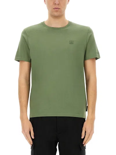 Moose Knuckles Green Solid Crew Neck T-shirt