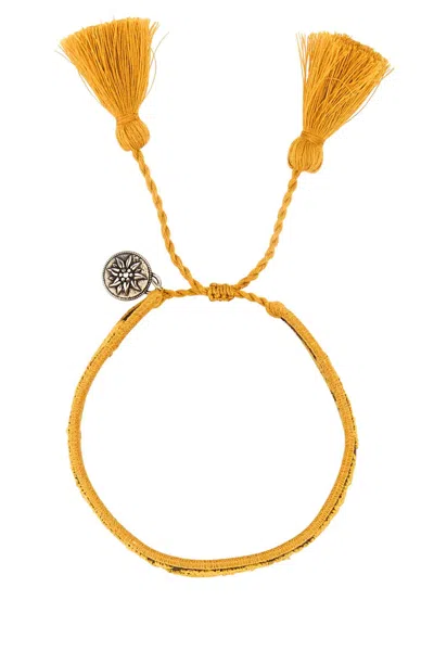 Prada Bracciale Bicolor In Pelle Scamosciata E Tessuto Donna In Purple