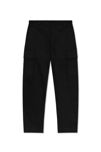 Givenchy Black Cotton Cargo Pant In Black