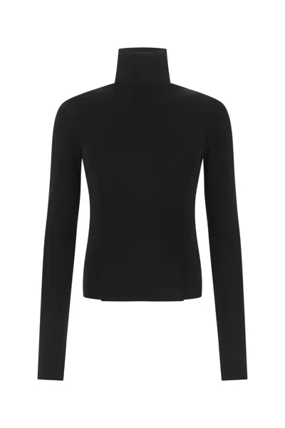 Givenchy Women Black Stretch Viscose Blend Top In Black
