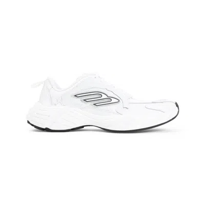Balenciaga Women Monday Low-top Sneakers In Leather In White