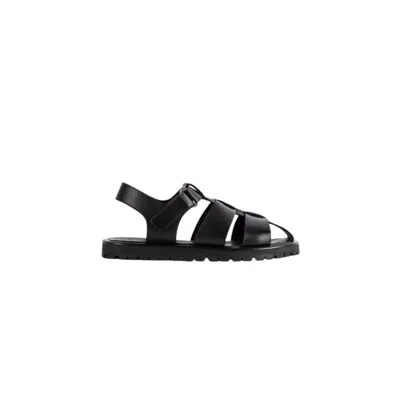 Studio Nicholson Sandom Leather Sandals In Black