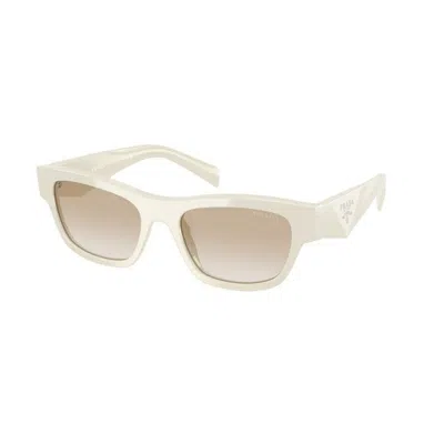 Prada Rectangle-frame Sunglasses In Neutral