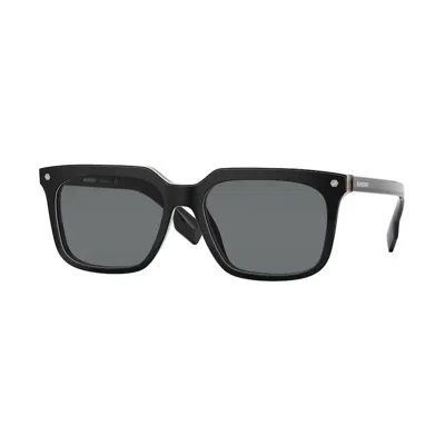 Burberry Rectangular Carnaby Sunglasses In Black