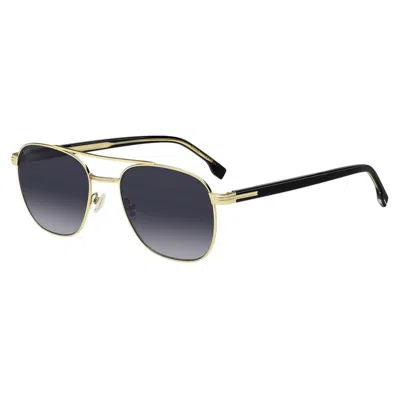 Hugo Boss Metallic Frame Gradient Sunglasses In Multi