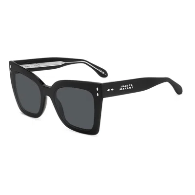 Isabel Marant 52mm Flared Rectangular Sunglasses In Neutral