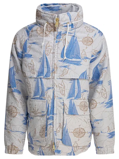 Beams Jackets Light Blue In Multi