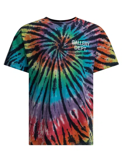 Gallery Dept. Multicolor Tie-dye T-shirt With Logo Prints In Multi