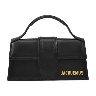 Jacquemus Le Bambino Black Handbag With Removable Shoulder Strap In Leather Woman