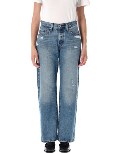 Levi's Balmain White Polyamide Viscose Jackets In Blue