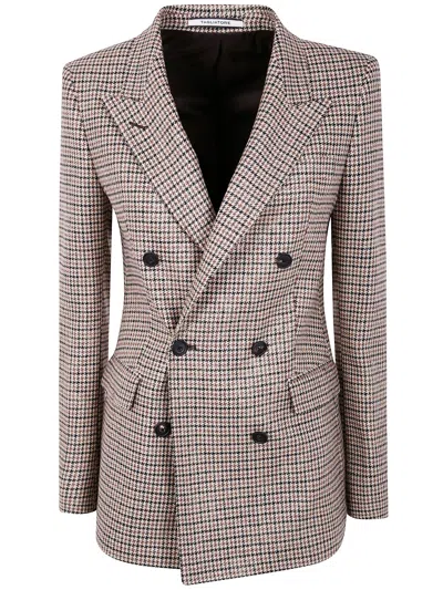 Tagliatore Double-breasted Jacket Back Vent In Multi