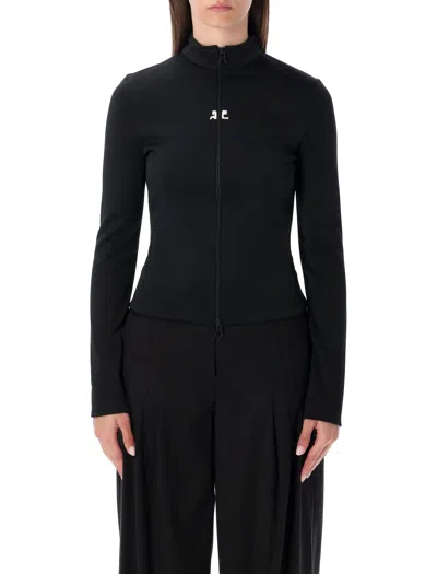 Courrèges Sweaters Black In Black