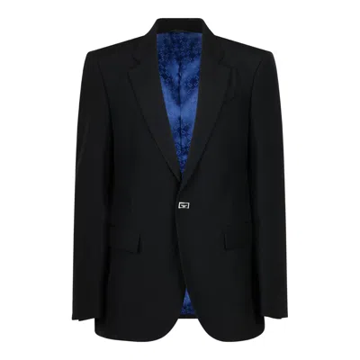 Givenchy Slim Fit Black Wool Jacket In Black