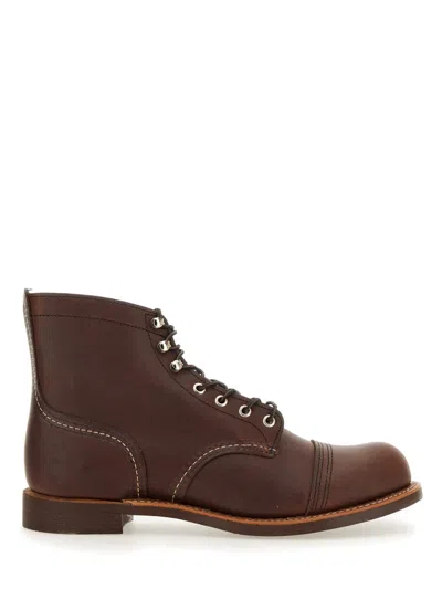 Red Wing Boot Iron Ranger In Brown