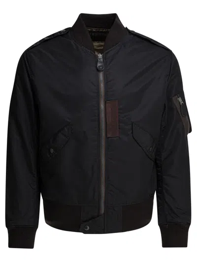 Buzz Rickson's Zip Bomber Coat In Black