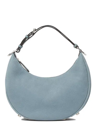 Fendi Small Shoulder Bag Adjustable Detachable Handle In Blue