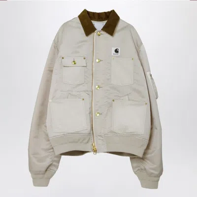 Sacai Coat Men Color White