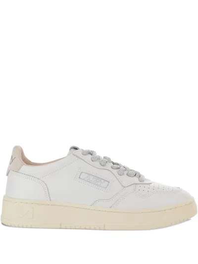 Autry Medalist Low Leather Sneakers In Multi