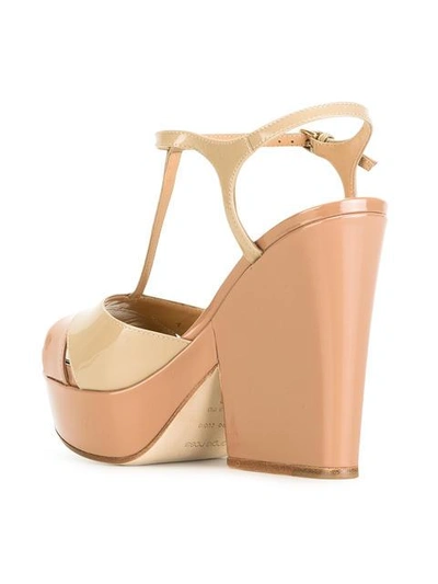 Shop Sergio Rossi Platform Sandals In Pink