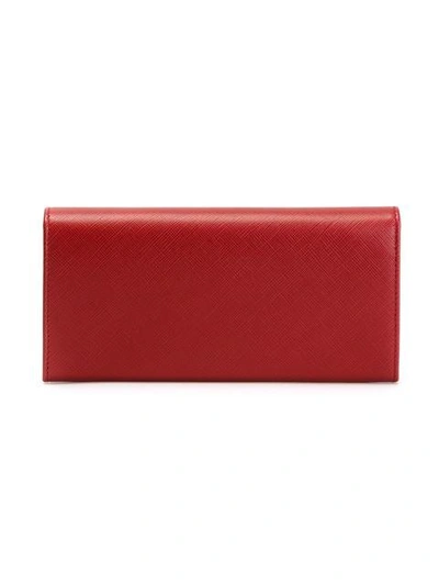 Shop Ferragamo Salvatore  'vara' Wallet - Red