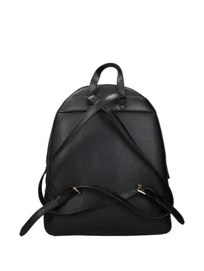 Michael Kors Large Jaycee Pebbled-leather Backpack In Black