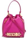 Moschino Letters Bucket Shoulder Bag