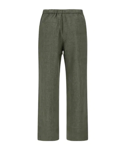 Herno Drawstring Trousers In Green